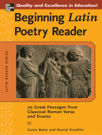 Beginning Latin Poetry Reader: 70 Selections from the Great Periods of Roman Verse and Drama
