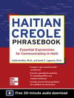 Haitian Creole Phrasebook