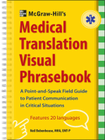 McGraw-Hill's Medical Translation Visual Phrasebook PB: 80 Key Expressions in 20 Languages