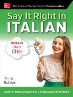 Say It Right in Italian, Third Edition