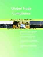 Global Trade Compliance A Complete Guide - 2021 Edition