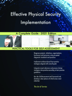 Effective Physical Security Implementation A Complete Guide - 2021 Edition