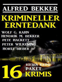 Krimineller Erntedank: Riesen Krimi Paket 16 Krimis