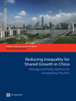 Reducing Inequality for Shared Growth in China