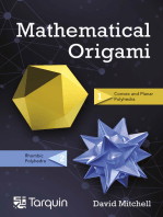 Mathematical Origami: Geometrical shapes by paper folding