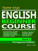 Teacher King’s English Beginner Course Book 3: Portuguese Edition