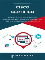 Cisco Certified: Find out how to get all the cisco certifications with simple and targeted tests real and unique practice tests