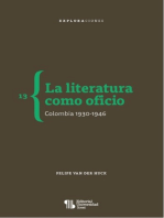 La literatura como oficio. Colombia 1930-1946