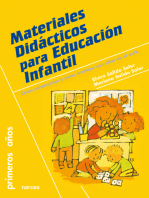 Materiales didácticos para Educación Infantil: Cómo construirlos y cómo trabajar con ellos en el aula