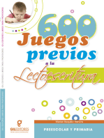 600 Juegos previos a la lectoescritura