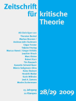 Zeitschrift für kritische Theorie / Zeitschrift für kritische Theorie, Heft 28/29: 15. Jahrgang (2009)