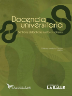 Docencia universitaria: Sentidos, didácticas, sujetos y saberes