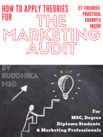 How to Apply Marketing Theories for "The Marketing Audit"