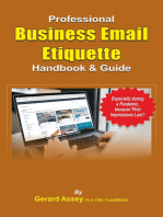 The Professional Business Email Etiquette Handbook & Guide