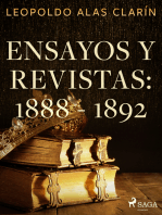 Ensayos y revistas: 1888 - 1892