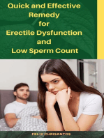 Quick and Effective Remedy For Erectile Dysfunction and Low Sperm Count