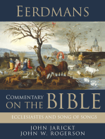 Eerdmans Commentary on the Bible: Ecclesiastes and Song of Songs