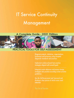 IT Service Continuity Management A Complete Guide - 2021 Edition