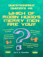 Which of Robin Hood's Merry Men Are You? 5 Funny Quizzes Including