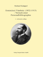 Ármin(ius) Vámbéry (1832-1913): Versuch einer Personalbibliographie