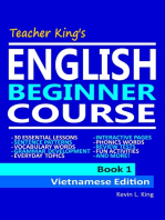 Teacher King’s English Beginner Course Book 1: Vietnamese Edition