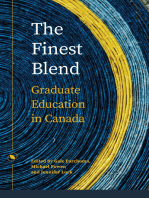 The Finest Blend: Graduate Education in Canada