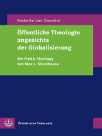 Öffentliche Theologie angesichts der Globalisierung: Die Public Theology von Max L. Stackhouse
