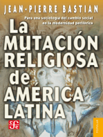 La mutación religiosa en América Latina: Para una sociología del cambio social en la modernidad periférica