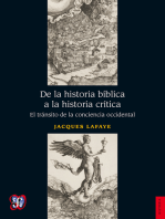 De la historia bíblica a la historia crítica