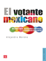 El votante mexicano: Democracia, actitudes políticas y conducta electoral