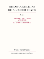 Obras completas, XIII: La crítica de la edad ateniense, La antigua retórica