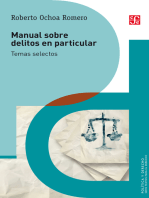 Manual sobre delitos en particular: Temas selectos