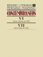 Contemporáneos VI, enero-marzo de 1930-VII, abril-junio de 1930