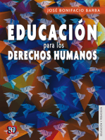 Educación para los derechos humanos: Los derechos humanos como educación valoral
