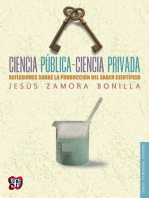 Ciencia pública-ciencia privada: Reflexiones sobre la producción del saber científico