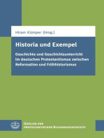 Historia und Exempel: Geschichte und Geschichtsunterricht im deutschen Protestantismus zwischen Reformation und Frühhistorismus
