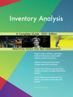 Inventory Analysis A Complete Guide - 2021 Edition
