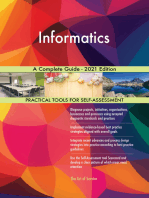Informatics A Complete Guide - 2021 Edition