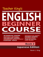 Teacher King’s English Beginner Course Book 2: Japanese Edition