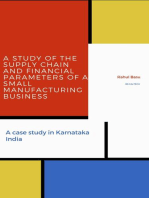 A Study of the Supply Chain and Financial Parameters of a Small Manufacturing Business