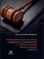 Internacionalização do direito, combate à corrupção e o Supremo Tribunal Federal do Brasil (1988/2008)