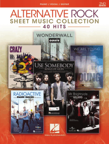 Alternative Rock Sheet Music Collection - 2nd Edition: 40 Hits