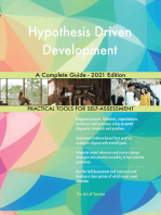 Hypothesis Driven Development A Complete Guide - 2021 Edition