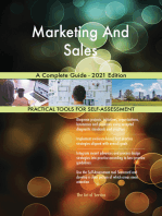 Marketing And Sales A Complete Guide - 2021 Edition