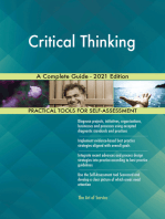 Critical Thinking A Complete Guide - 2021 Edition