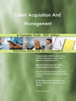 Talent Acquisition And Management A Complete Guide - 2021 Edition