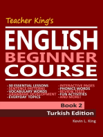 Teacher King’s English Beginner Course Book 2: Turkish Edition