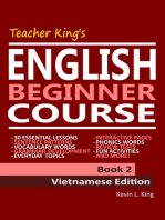 Teacher King’s English Beginner Course Book 2: Vietnamese Edition