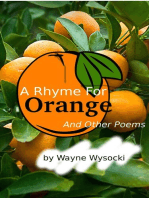 A Rhyme For Orange