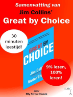 Samenvatting van Jim Collins' Great by Choice